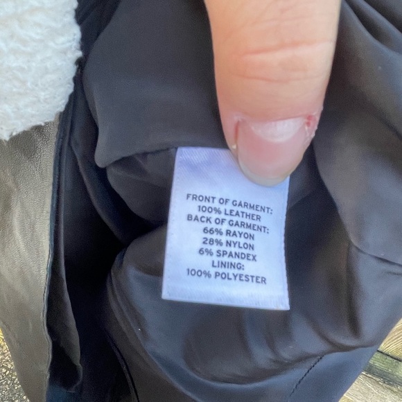 HALOGEN LEATHER SHEATH DRESS - Picture 4 of 6